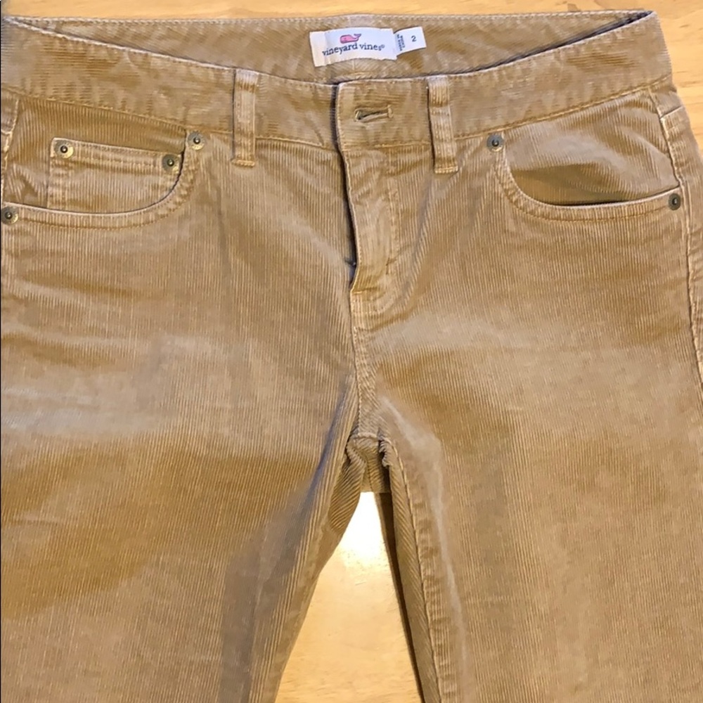 Vineyard vines corduroy jeans.